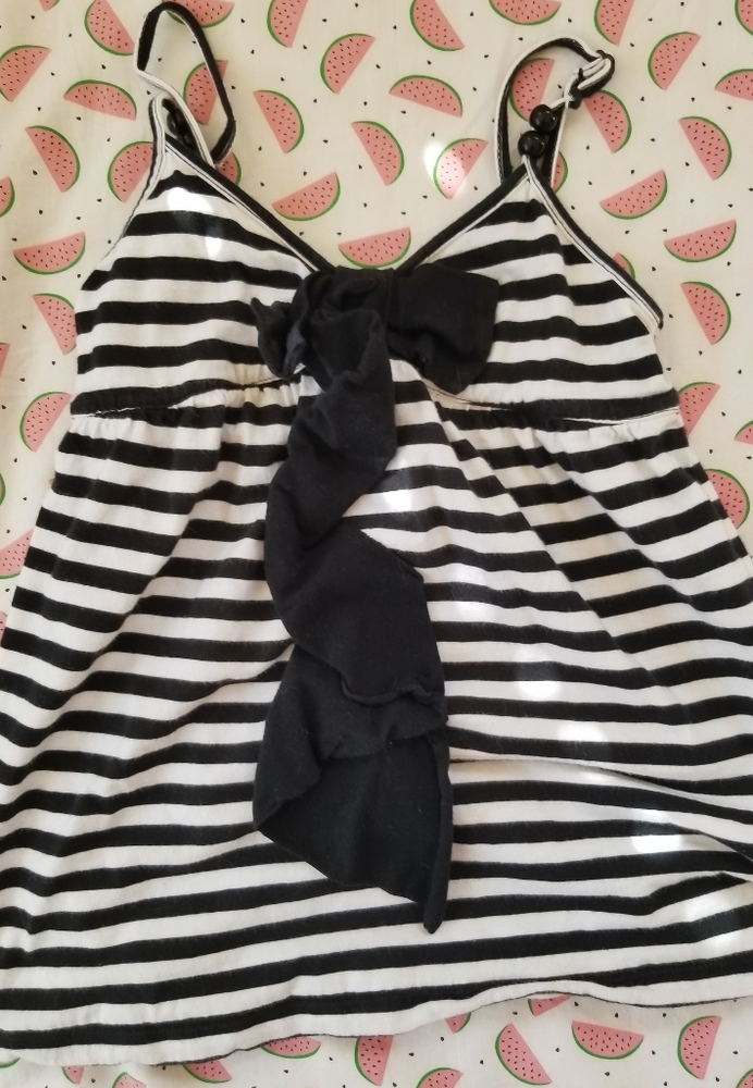 Black And White Striped Shirt